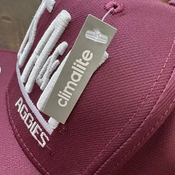 Texas A&M Aggies Hat Adidas Climalite Trucker Snapback Pink Adidas Logo NWT‎ - Picture 5 of 12